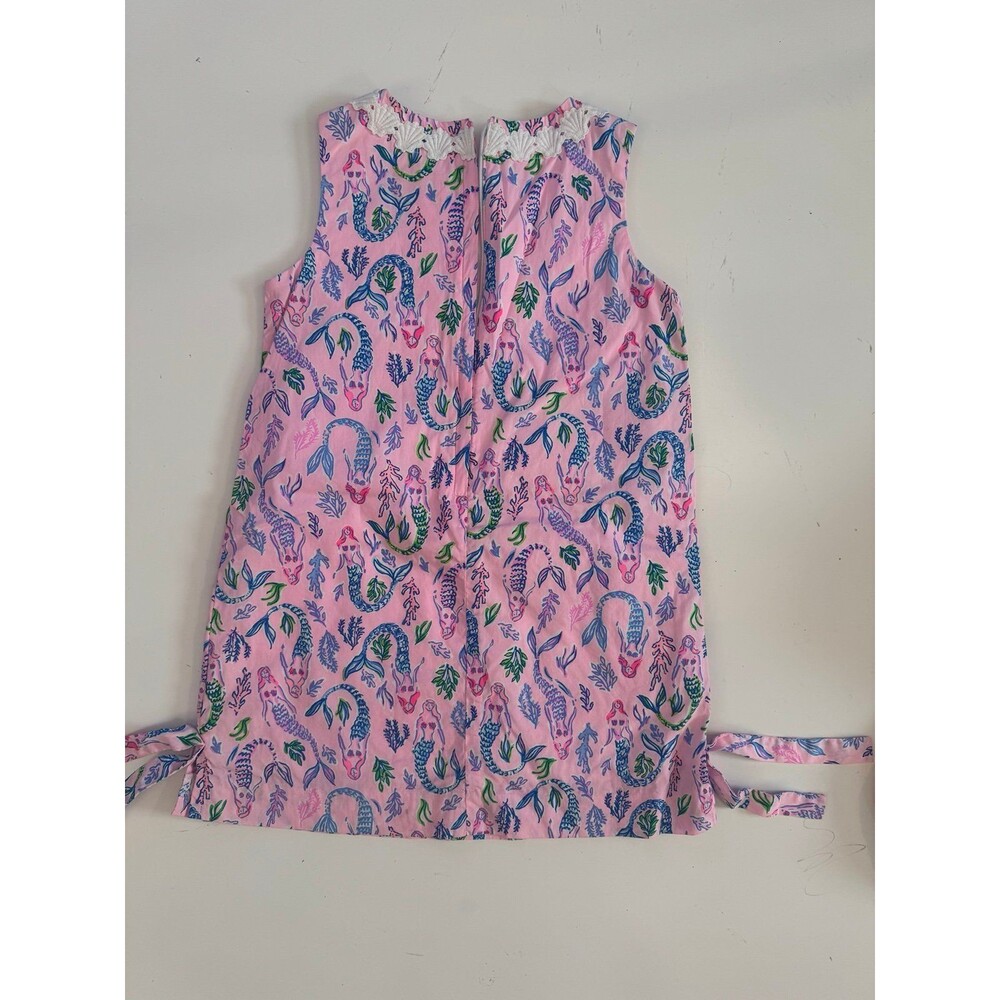 Lilly Pulitzer Girls Dress Size 6 Pink Blossom Girl's Night Out Print Dress - Picture 2 of 8